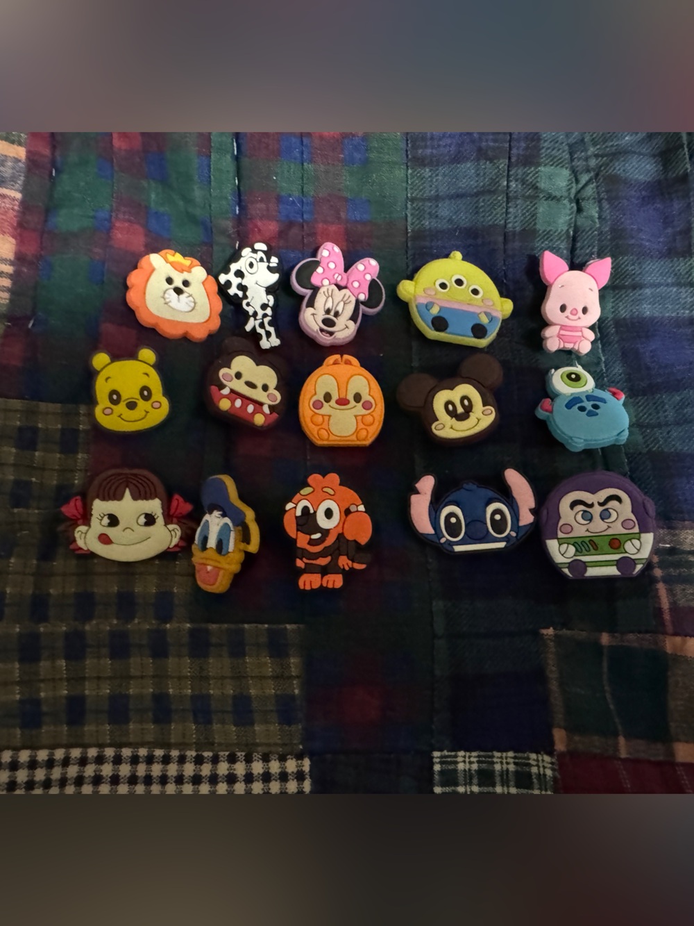 Assorted Cartoon Character Shoe Charms